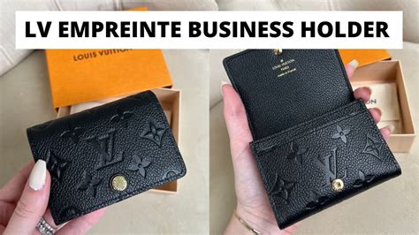 LV Business Card Holder vs. YSL Business Card Holder